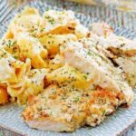 Asiago Tortelloni Alfredo With Grilled Chicken
