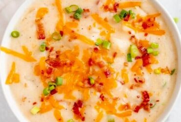 Crockpot Potato Soup With Hash Browns