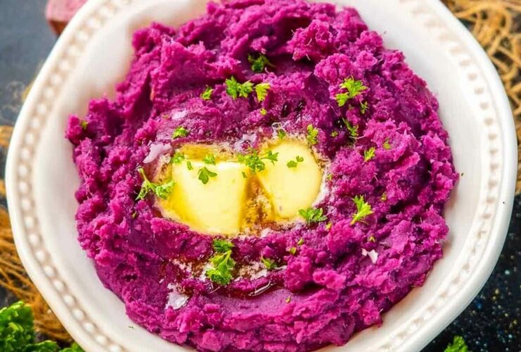 Mashed Purple Potatoes
