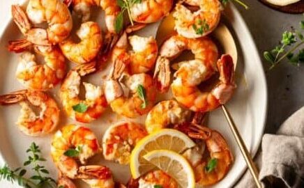 Roasted Colossal Prawns with Clams & Gremolata — add1tbsp