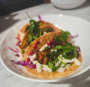 Dash Diet Shrimp Tacos Recipe - Plated