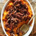 Maple Pecan Sweet Potato Casserole