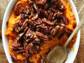 Maple Pecan Sweet Potato Casserole