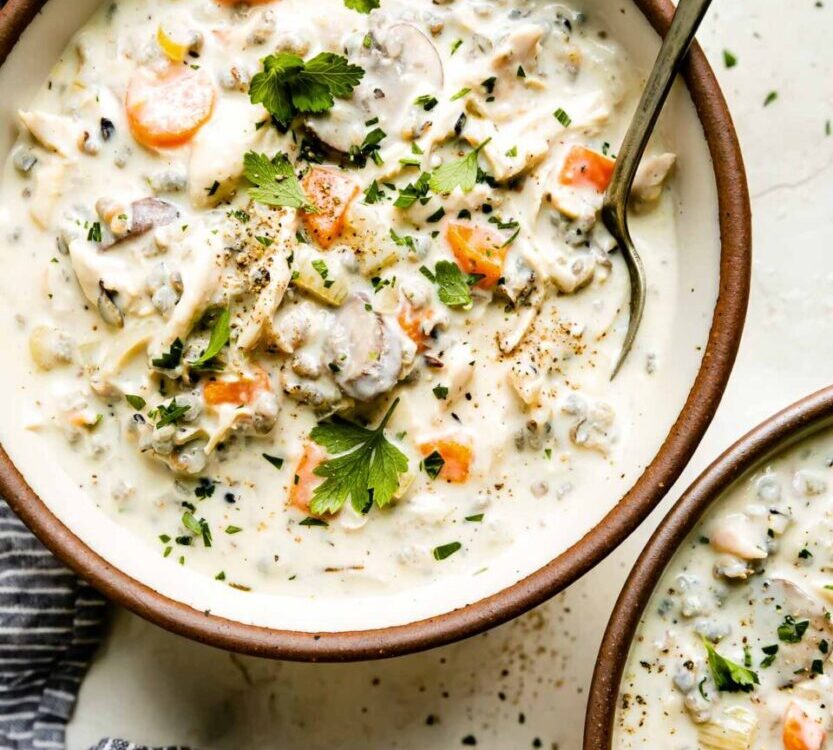 Creamy Chicken and Wild Rice Soup Recipe